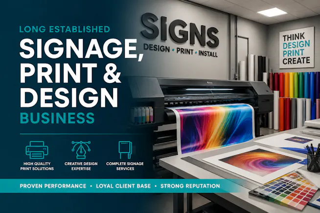 Print, Signage & Design Business - North Scotland, North Scotland, Confidential For Sale - Passell Ad.png