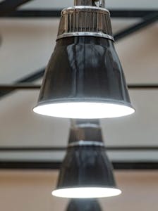 The Drill Hall, The Drill Hall, London, Office To Let - Drill Hall pendant lights.png