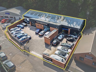 7-10 Station Approach, Hitchin, Automotive / Automotive Roadside (Car Showroom) / Industrial / Industrial Park / Light Industrial / Motortrade / Trade Counter / Trade Counter / Showroom / Workshops / Yard To Let - Aerial 1.jpg