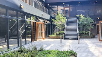 The Barrel Yard, Vinery Way, Hammersmith, Office To Let - The Barrel Yard, Vinery Way, Brakenbury, Hammersmith London W6- EXT Courtyard Portrait May2019.jpg