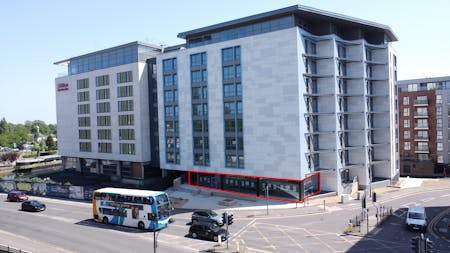 Ground floor retail unit - Armstrong House, Fletton Quays East, Peterborough, Retail To Let - Armstrong House Redline.jpg