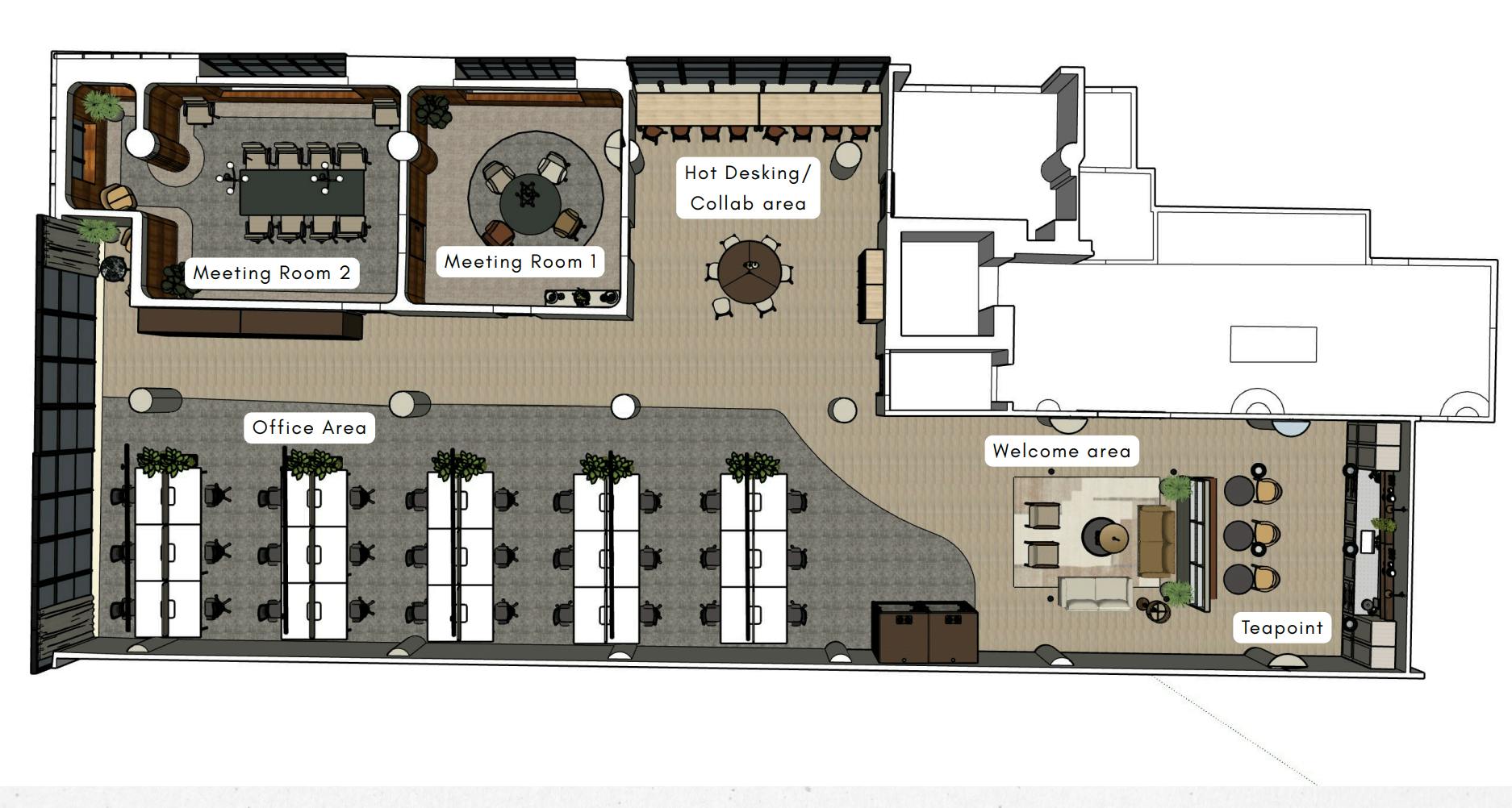 First floor - New Castle House, Castle Boulevard, Nottingham, Office To Let - Ground floor NCH.png