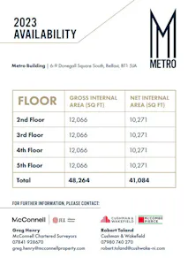The Metro Building, 6-9 Donegall Square South, Belfast, Office To Let - Image 2