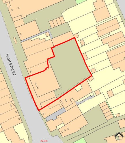 45-47 High Street, Cobham, Offices / Retail For Sale - Cobham Site Plan.JPG