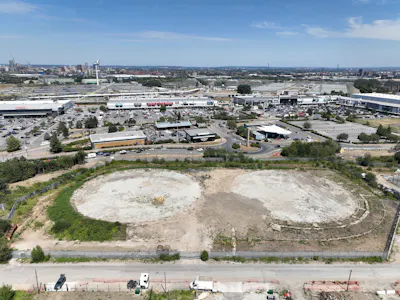 Plot 3 Beckton Gas Works, Armada Way, London, Open Storage To Let - DJI_20260711130852_0017_V.JPG