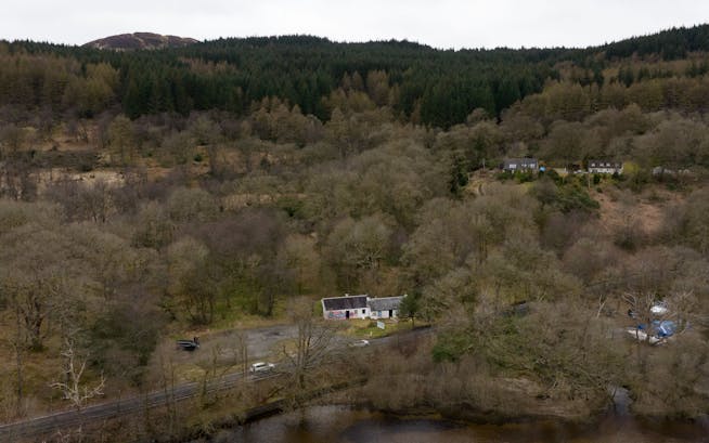 Land Development Opportunity, Former Bonnie Braes Cafe, Arrochar, Loch Lomond For Sale - DJI_0352.JPG