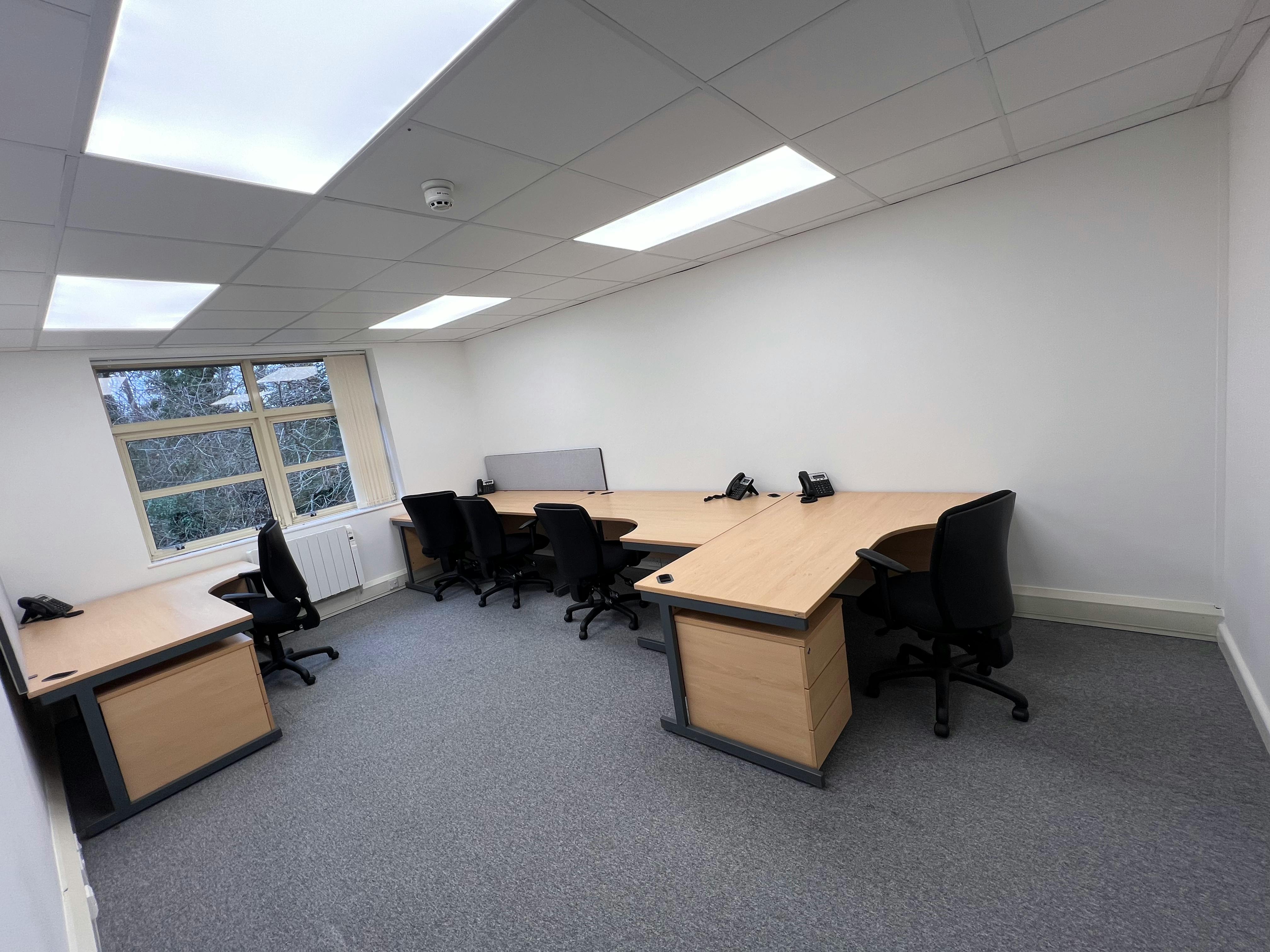 Ritzy Offices, 2-3 Dorcan Business Village, Murdock Road, Swindon, Office To Let - Suite 8 4 desk set up.jpg