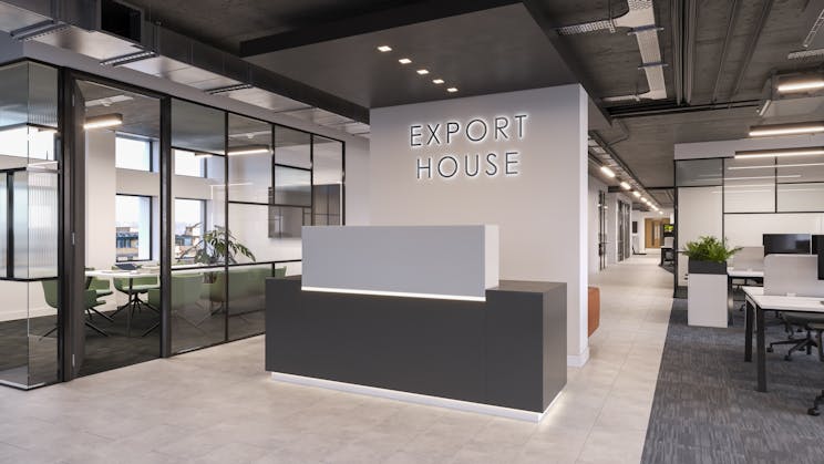 Export House, Woking, Offices To Let - Reception CGI.jpg