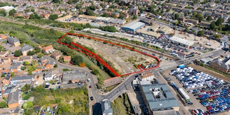 Land at Hythe Station Road, Colchester, Industrial / Open Storage For Sale - ME Brochure Arial.png