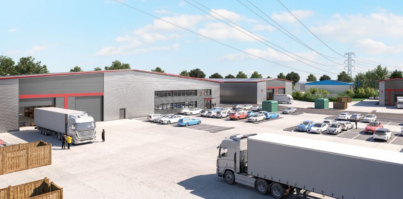 Tavis House Business Centre, Hoddesdon, Bingley Road, Hoddesdon, Distribution Warehouse / Trade To Let / For Sale - Tavis House CGI .jpg