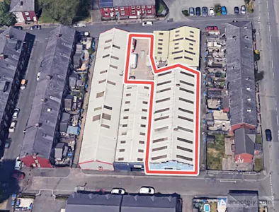 Unit 3 Holland Street, Rochdale, Industrial / Workshops To Let - Unit 3 Holland Street - demise edged red.jpeg