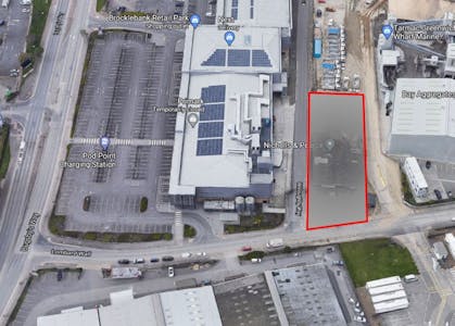 Central 12, Lombard Wall, Charlton, SE7, Lombard Wall, London, Development / Industrial / Investment / Other / Open Storage / Trade Counter / Warehouse To Let - Aerial with Plot Marked.JPG