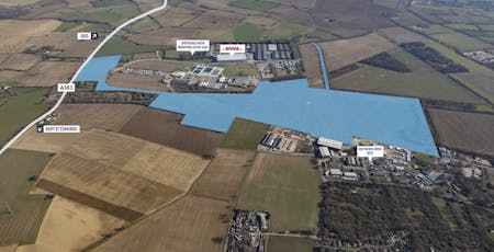 Stanton Business Park, Shepherds Grove, Bury St Edmunds, Development / Industrial/Logistics / Land / Leisure / Office To Let / For Sale - aerial Medium.jpg