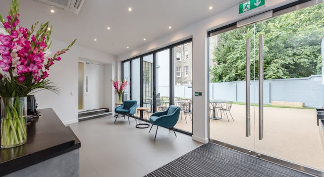 Riverbank House (Fulham Green), Putney Bridge Approach, Fulham, Office To Let - pavilion fulham green SW6 office for rent west London212 NKR reception.jpg