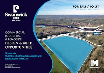 Swanwick Park, A38 Island, Alfreton, Distribution Warehouse / Industrial (Multi Let Scheme) / Office / Trade To Let / For Sale - 38720 Swanwick Park 2pp Brochure_v3 Cover PNG.png