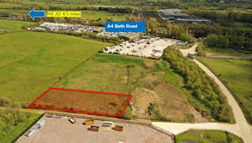 Open Storage Land (1 acre), Reading, Open Storage To Let - Annotated Aerial Photo