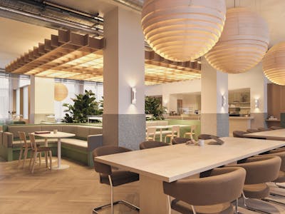 Henry Wood House, 4-5 Langham Place, London, Office / Serviced Office To Let - 240405_FORA_HWH_LOUNGE_ESTABLISHER_099.jpg