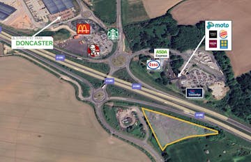 Land South of Moto Blyth Services, Jun 34 A1(M), Blyth Roundabout, Blyth, Development / Development For Sale - Front Cover Pic.JPG