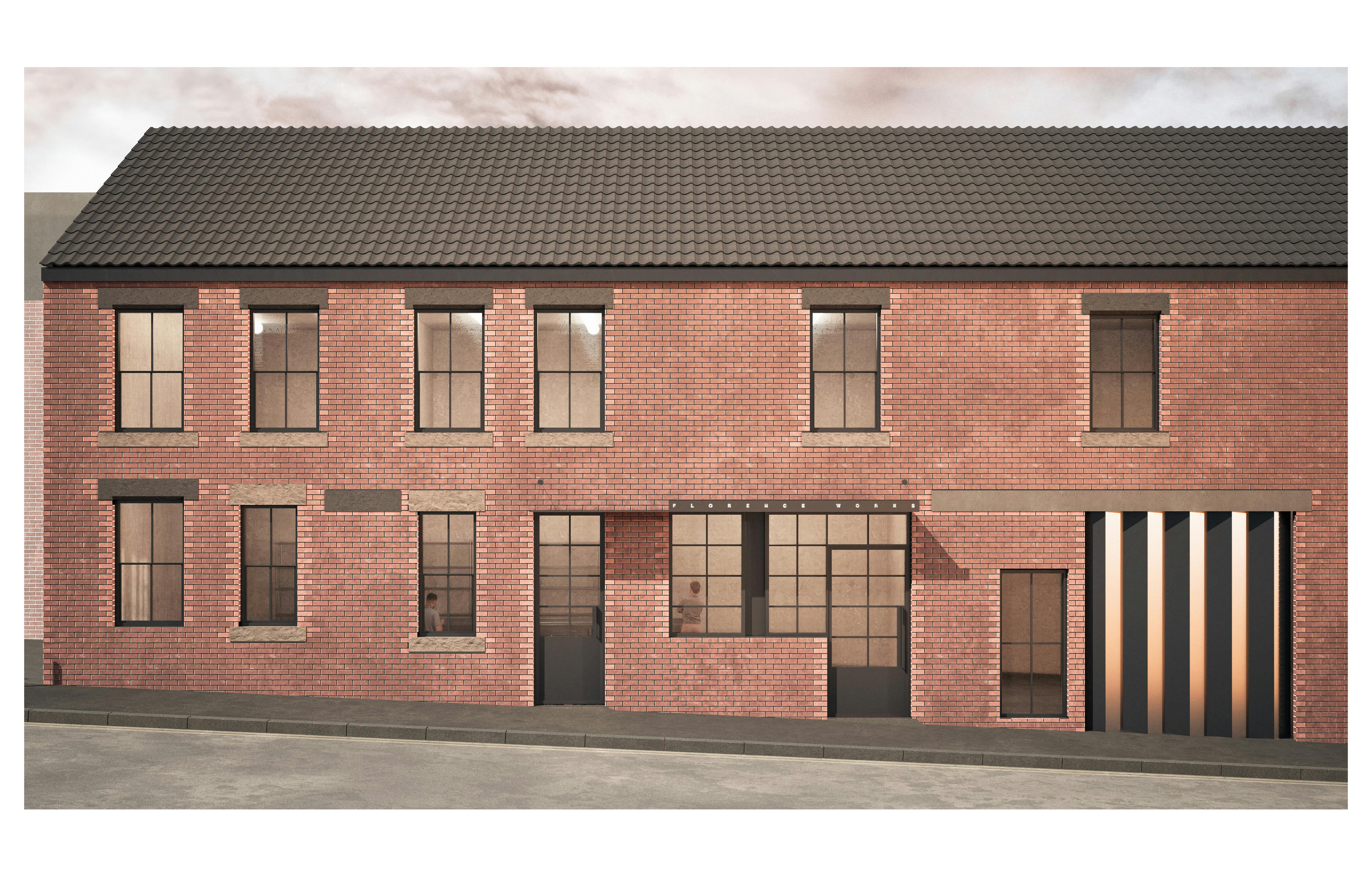 Florence Works, Sheffield, Leisure / Offices / Retail To Let - Florence Works Elevation Illustration Crop.jpg