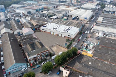 Units 1 & 2 Bush Industrial Estate, Park Royal, Industrial / Warehouse To Let - Bush IE Aerial CGI 1 V2.jpg - More details and enquiries about this property