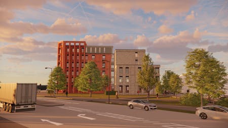 Student Housing Development, 73 Monk Street, Derby, Development Land For Sale - View from Lidl.png