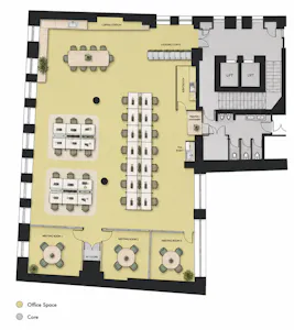 52-54 Gracechurch Street, 52-54 Gracechurch Street, London, Office To Let - Space plan 3rd floor 52-54 Gracechurch Street.png