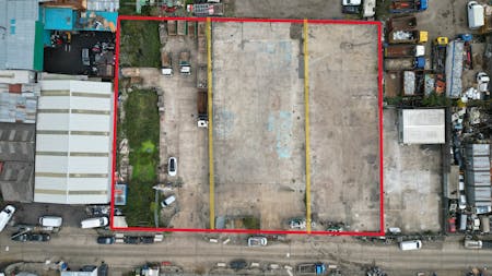 14-16 Maypole Crescent, Erith, Land / Open Storage To Let - Overhead photo brochure.JPG