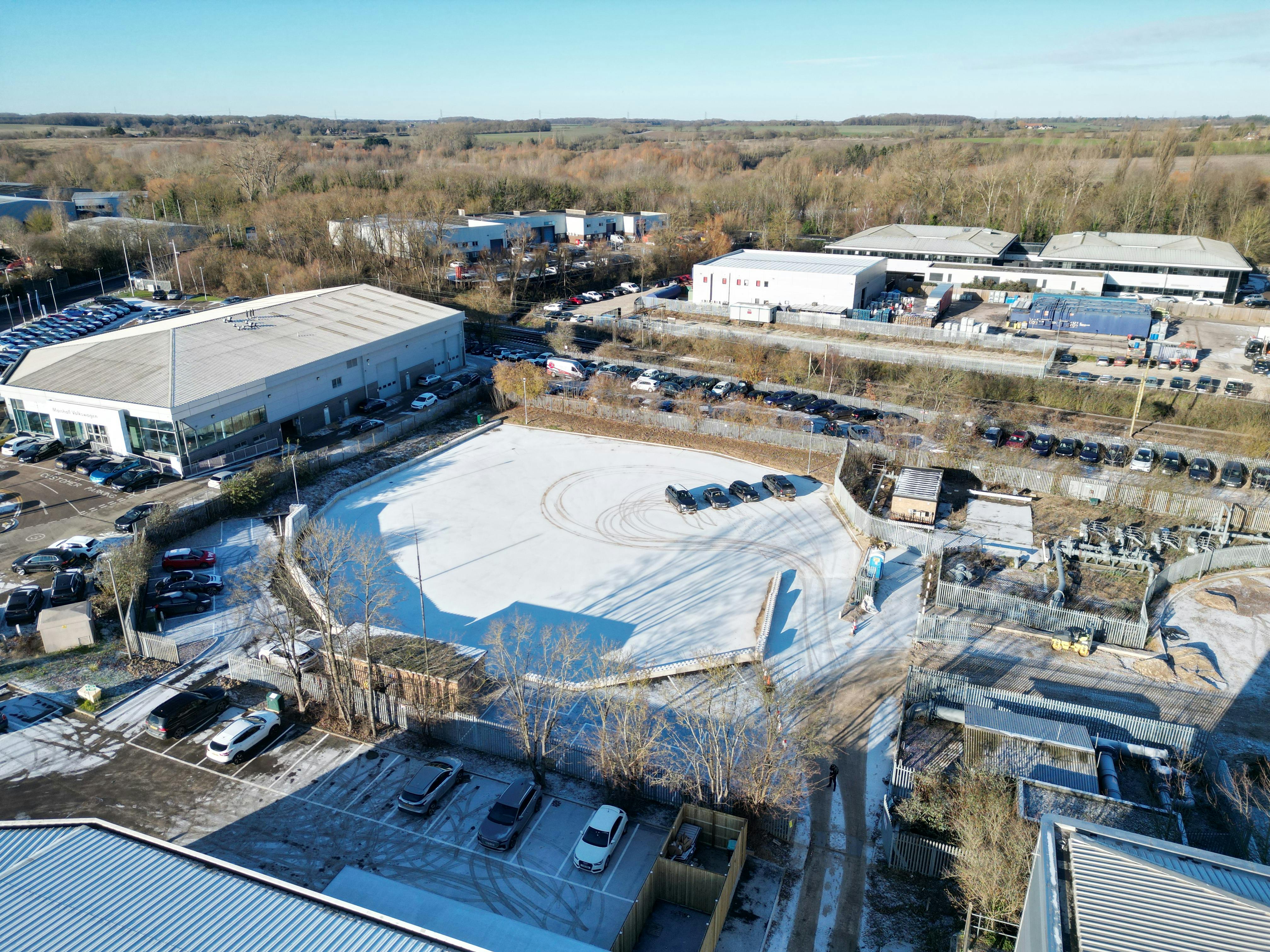 Yard at 3 Windsor Place, Harlow, Industrial To Let - DJI_0062.JPG