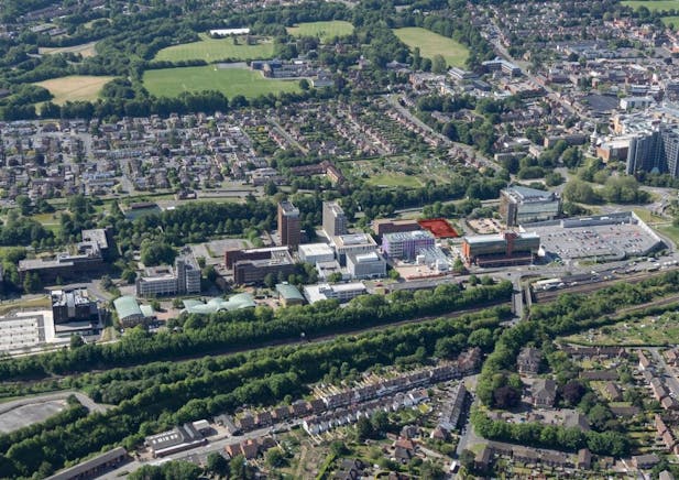 Glasshouse, Basingstoke, Investment / Development / Investment / Development / Residential / Leisure / Investment / Development / Investment / Development / Leisure / Other / Office / Other / Retail For Sale - Glasshouse Basingstoke AERIAL ANNOTATED_01.jpg