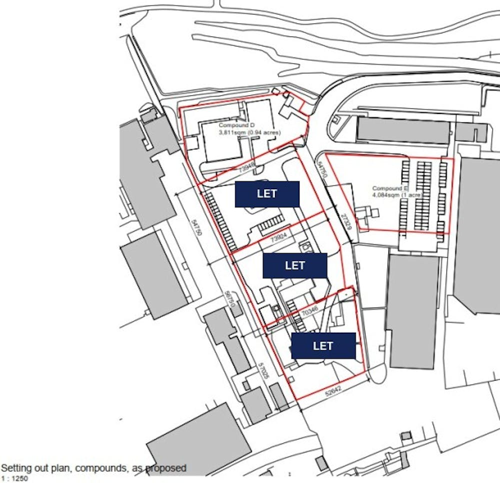 Industrial Compounds To Let in Wallsend - Site Plan with Lets.jpg