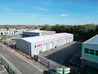 Unit 3, Waltham Abbey, Industrial To Let - Red lined estate photo.jpg