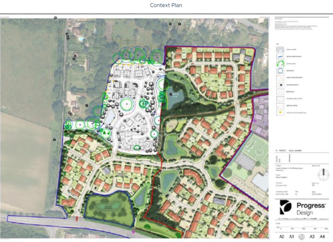Land East of Old Priory Lane, Bracknell, Development / Residential For Sale - Context Plan