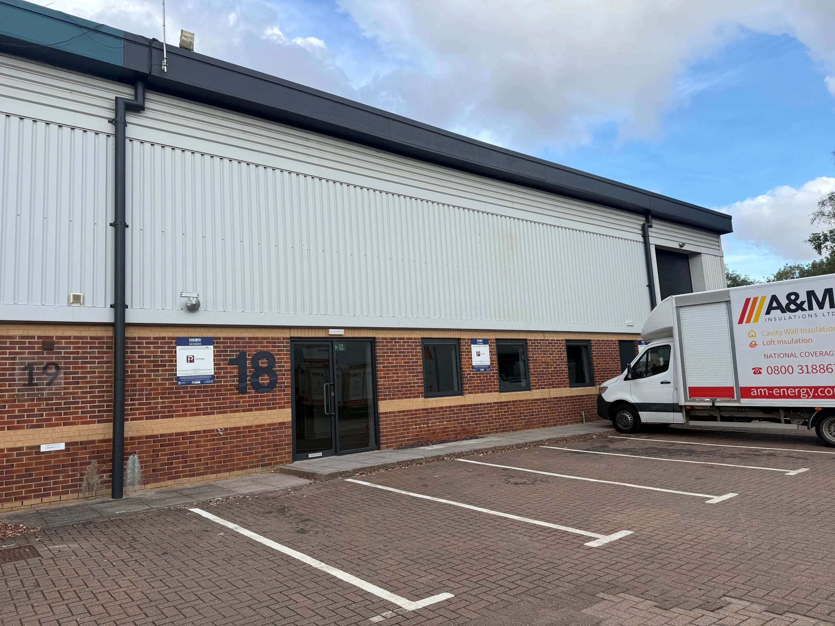 Unit 18 Rushy Platt Industrial Estate, Caen View, Swindon, Industrial To Let - Front elevation - Sept 26.jpg
