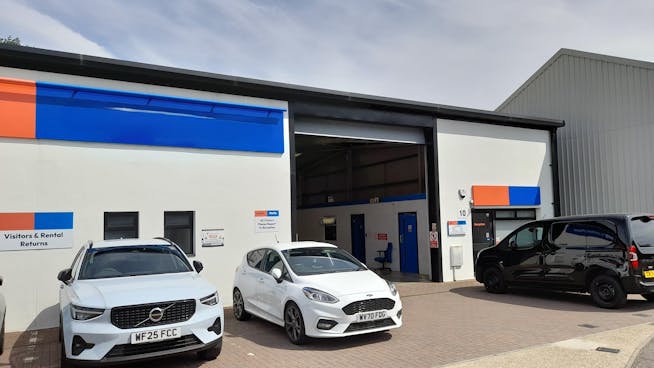 Units 10 & 12, Moniton Trading Estate, Basingstoke, Industrial / Warehouse To Let - Front Edited  thrify unit.jpg