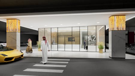 Westfield Riyadh, Riyadh, Office To Let - JR_BASEMENT OFFICE LOBBY01.png