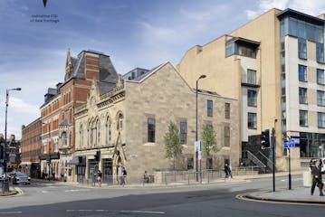 Lodgeworks, 24 Great George Street, Leeds, Offices To Let - Lodgeworks Post Refurb CGI Exterior.jpg