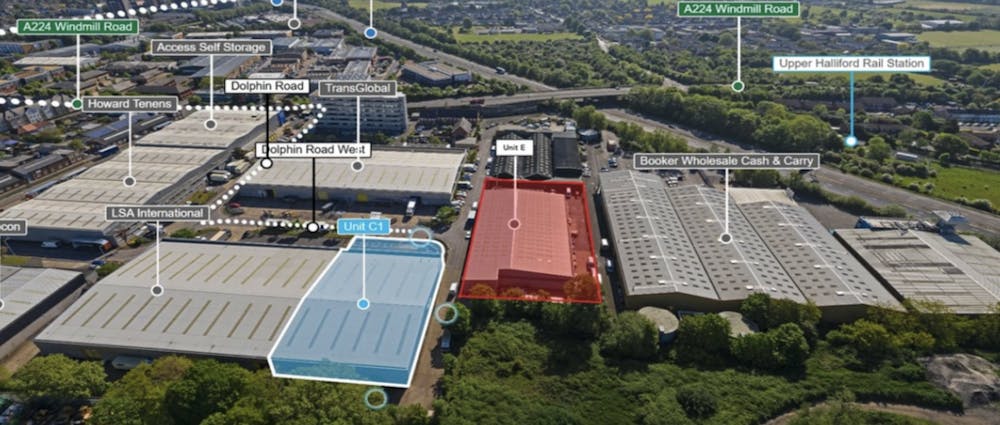 Unit E, Dolphin Estate, Windmill Road West - Aerial