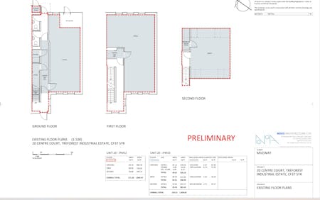 Unit 20, Centre Court, Pontypridd, Office To Let - 20 Centre Court Floor Plans Novo Architecture.jpg