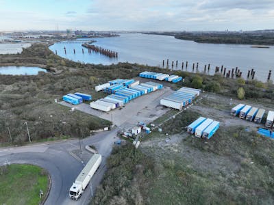 Plot 8 Beckton Gas Works, Armada Way, London, Open Storage To Let - DJI_20251118134626_0027_V.JPG