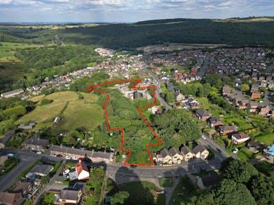 Glen Works, Carr Road, Deepcar, Development / Industrial For Sale - DJI_0032 edit red line.jpg