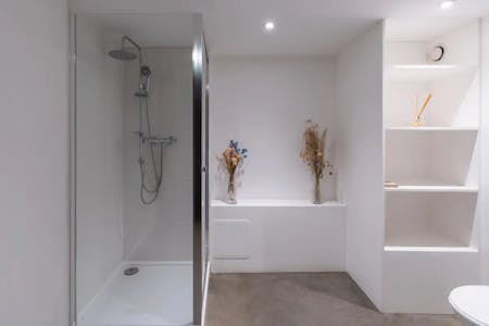 Large Self-Contained Studios, Netil House, London, Leisure / Office To Let - LSC Studio interior shower.jpg