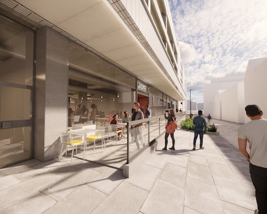 Cole Brothers, Barkers Pool, Sheffield, Leisure / Offices / Retail To Let - DAS imagesEnscape_20250630105528_CAM10Cambridge Street Entrance.jpg