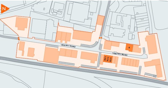 Various Units, Vestry Trading Estate, Sevenoaks, Industrial To Let - Vestry Trading Estate map.jpg
