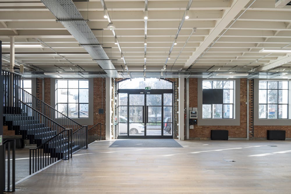 Judd House, 18-29 Mora Street, London, E (Commercial / Business / Service) / Office To Let - looking out to entrance.jpg