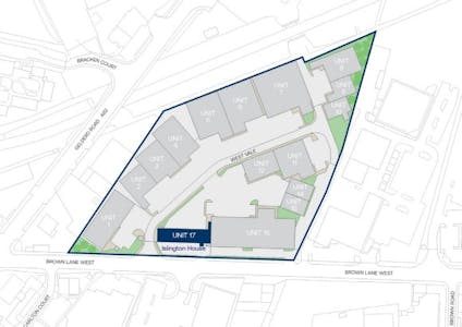 Islington House, West Vale, Leeds, Office To Let - Map .jpg