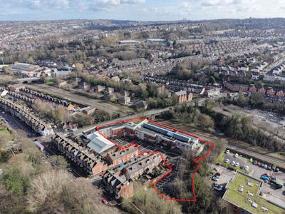 South West Centre, Troutbeck Road, Sheffield, Development Land / Development Potential / Residential Development / Residential Conversion / Development Site / Flatlets / HMOs / Investment - Office / Land / Mixed Use / Office / Residential For Sale - DJI_20260222113059_0942+line.jpg