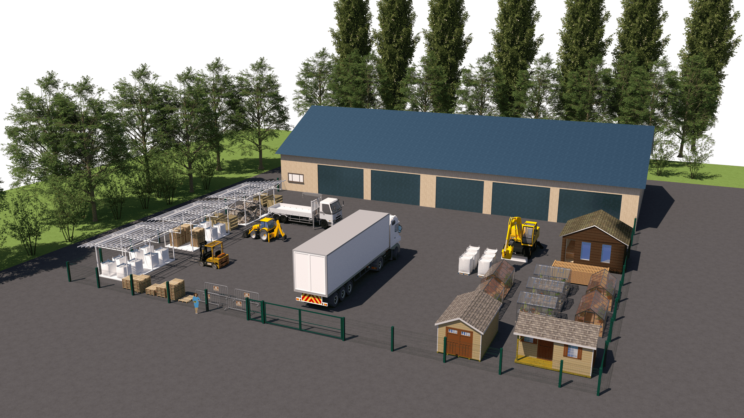 Birchfield Nursery, Kidders Lane, Henfield, Industrial / Land - Open Storage To Let - Render 2.png