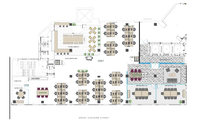 21 Great Eastern Street, London, Office To Let - Floor plan.PNG