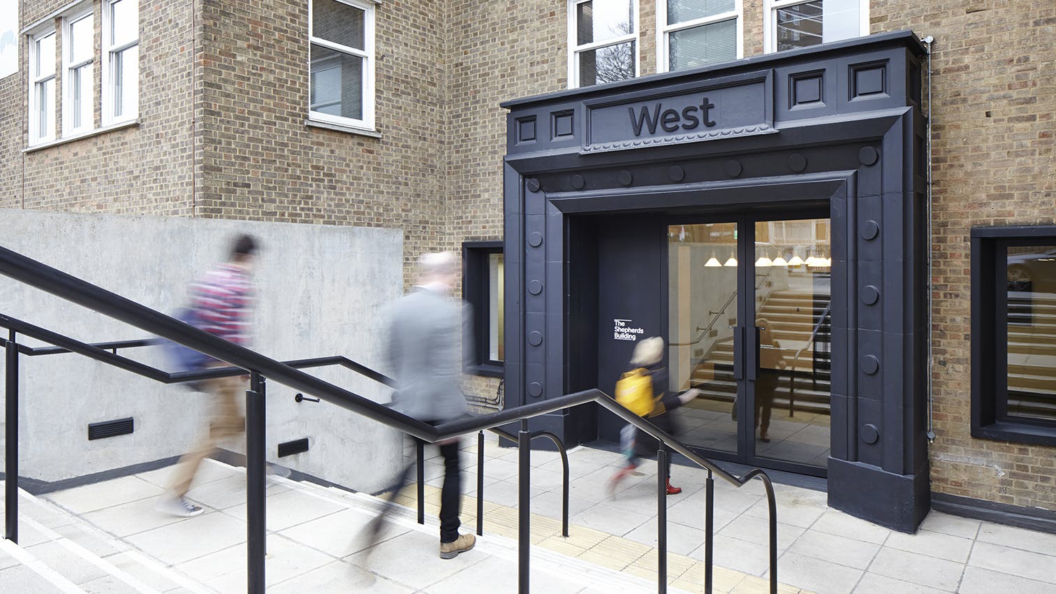 The Shepherds Building, Rockley Road, Shepherds Bush, Office To Let - WestEntrance.jpg