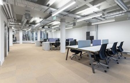 30-31 Furnival Street, London, Office To Let - 30-31 Furnival Street  OpenPlan Office With Modern Furnishings And Exposed Ceiling.jpg